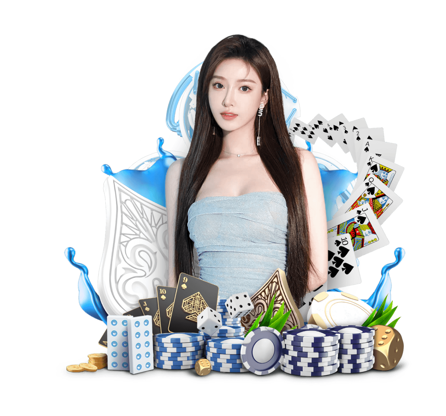 fun77 mobile app showing Three Card Poker game on smartphone screen